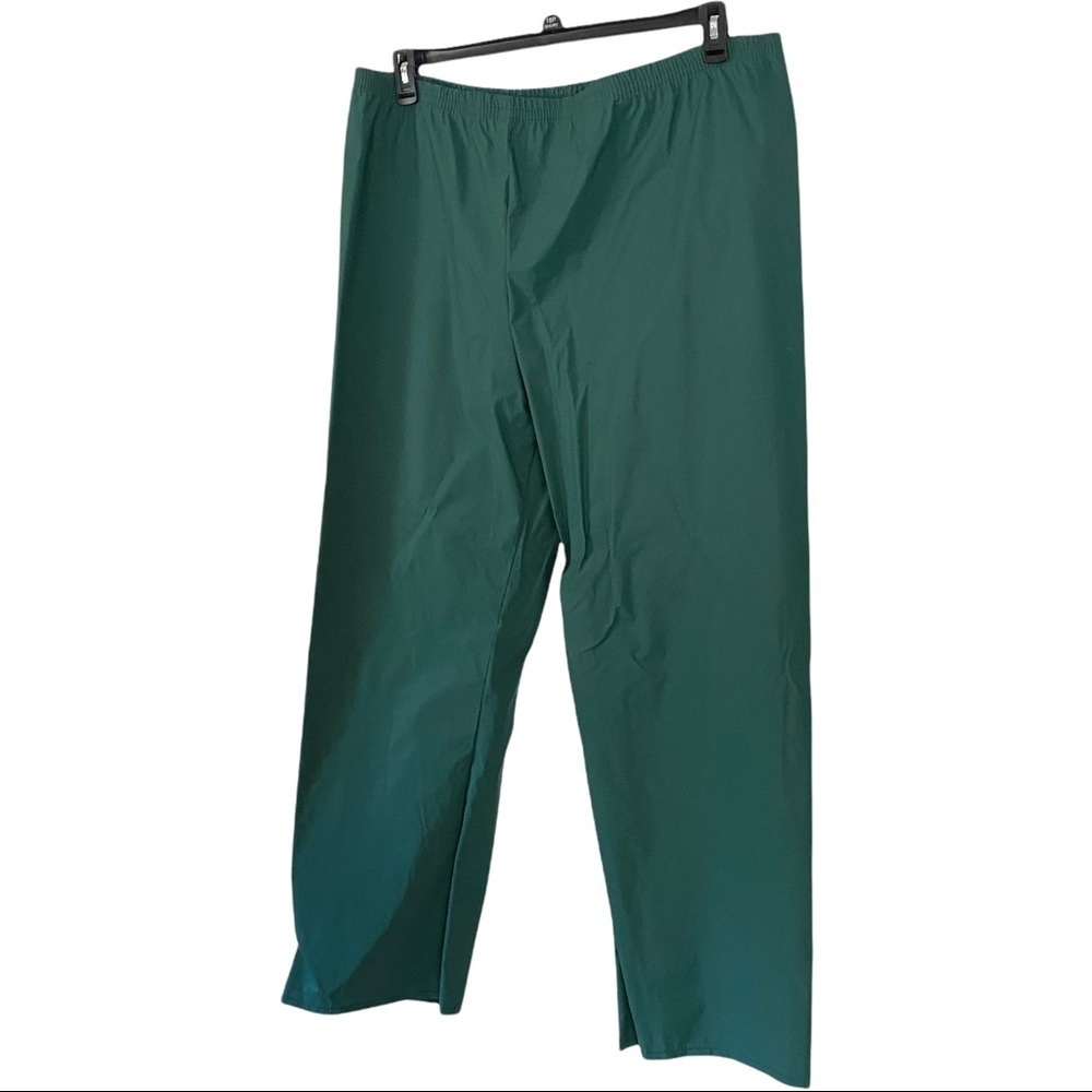 L.L. Bean Green 100% PVC Outer Nylon Inner Rain Snow Pants Men’s Size XXL